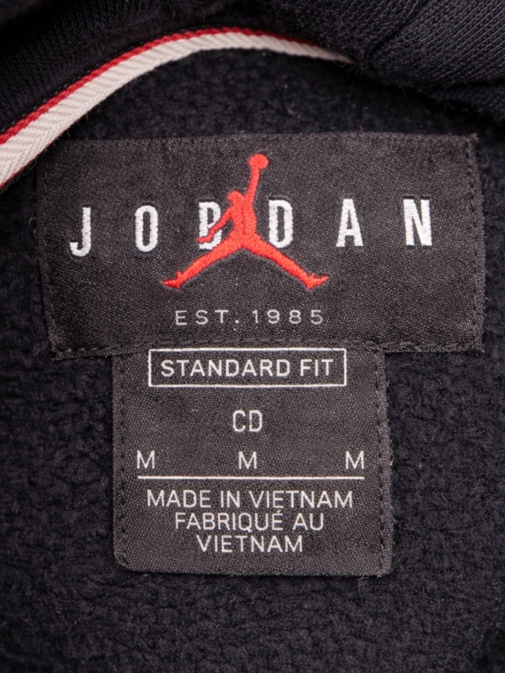 Nike Air Jordan Sweatshirt Black Paris Saint Germain Hoodie, M - Picture 2 of 4